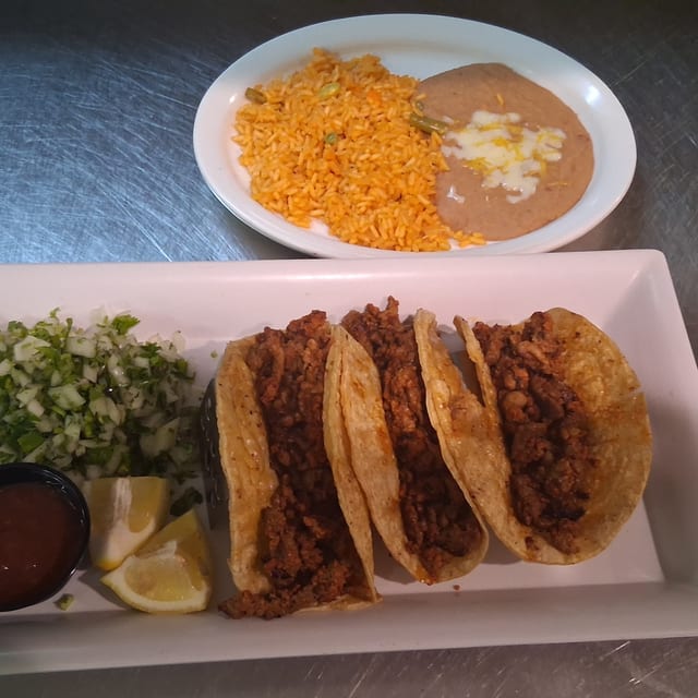 Chorizo/Mexican Sausage Taco.