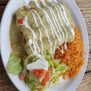 Enchiladas Suizas Plate