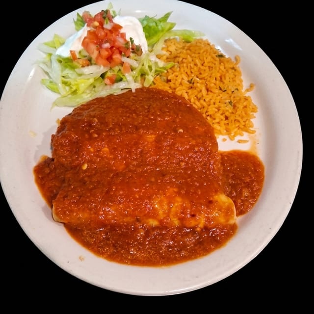 Enchiladas Rancheras Plate.