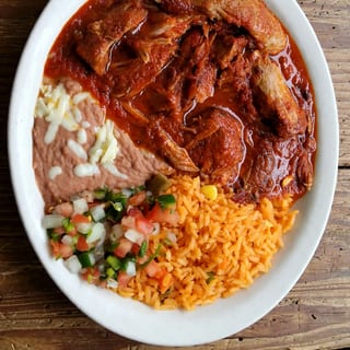 Carnitas Rancheras Plate