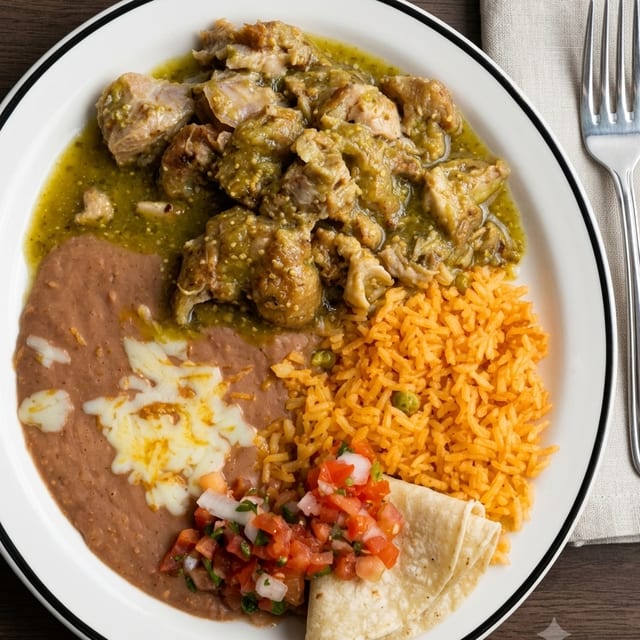 Chile Verde Plate.