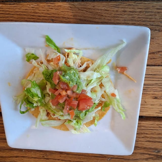 Beef Tostada.