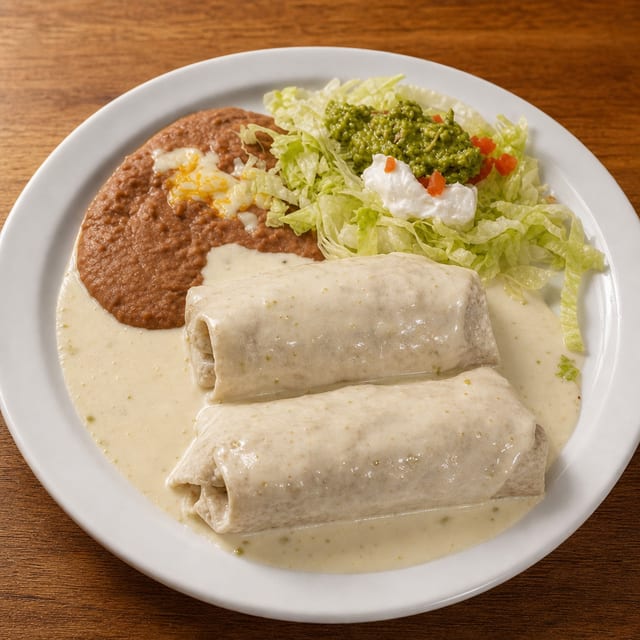 Chimichangas Plate.