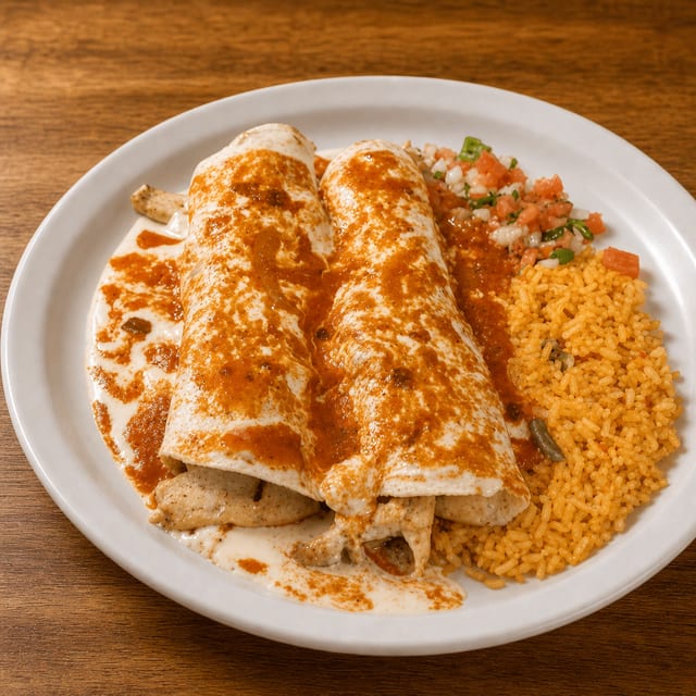 Burritos Rancheros.